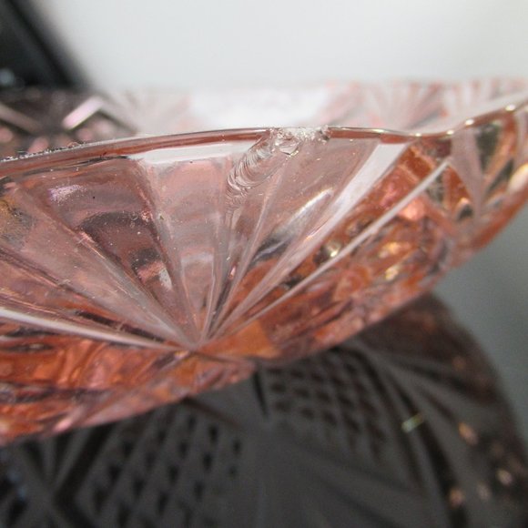 Glass Orange Pink Serving Dish by KIG, Indonesia - Picture 9 of 10